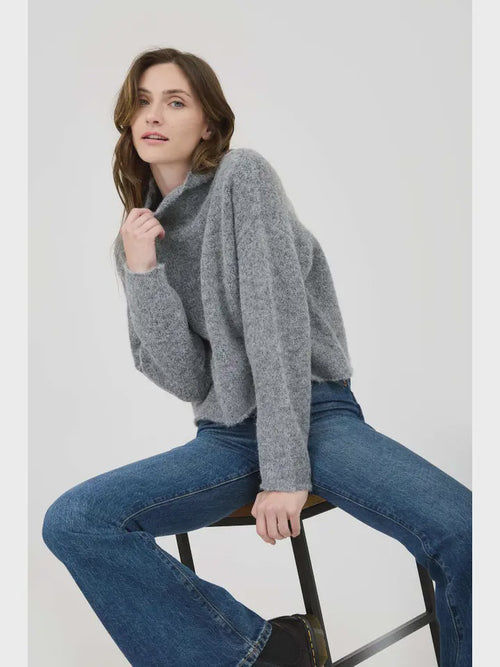 Heather Grey Turtleneck