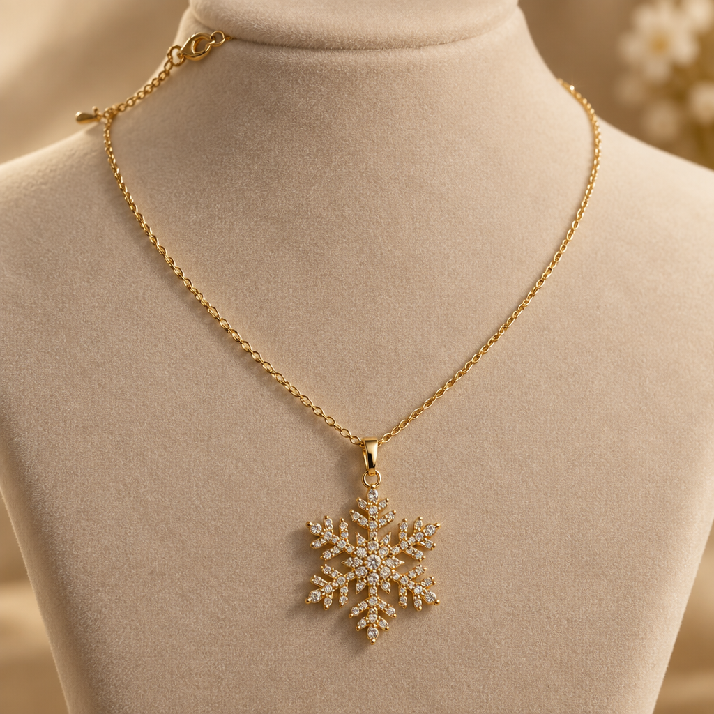 1" Snowflake Necklace