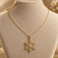 1" Snowflake Necklace