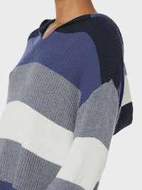Harbor Stripe Hoodie Sweater