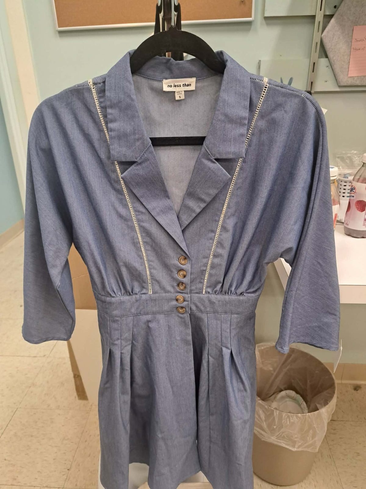 DOORBUSTER Collared 5 Button Dress