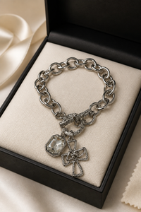 Cross Charm Bracelet