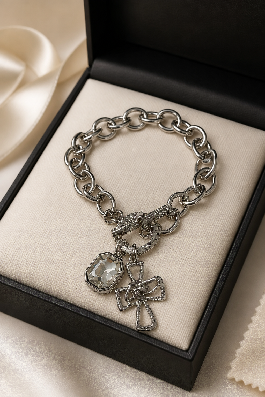 Cross Charm Bracelet