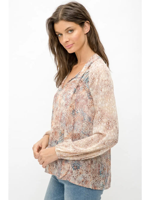 Tie Neck Blouse