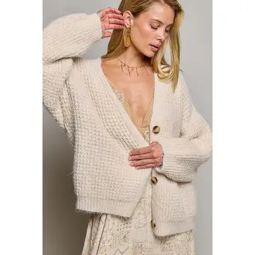 Knit Patterned Cardigan