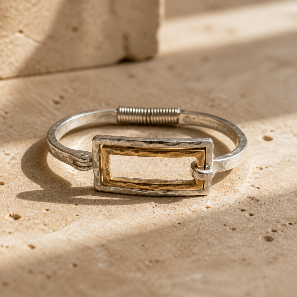 Spring w/ Hook bracelet Rectangle