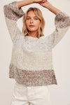 Ombre Wide Sleeve Sweater