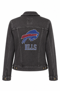 Rhinestone Bills Jean Jacket