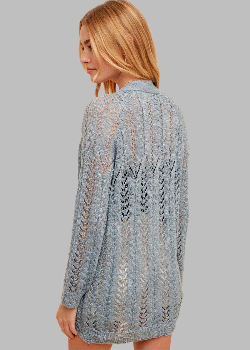 Open Crochet Sweater