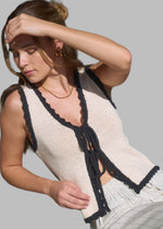 Tie Knit Vest