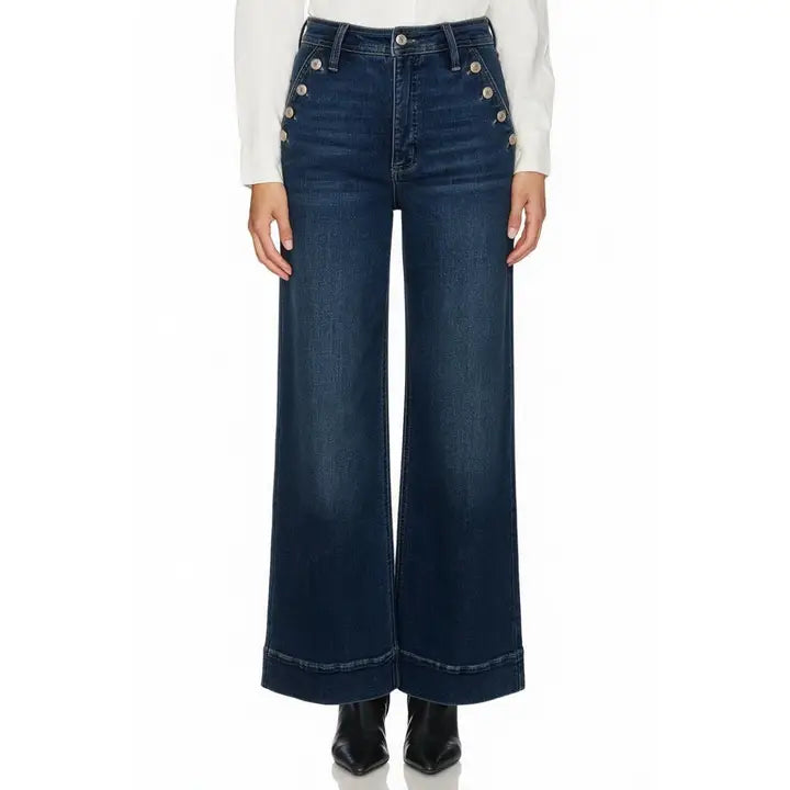 High Rise Tummy Control Palazzo Jean