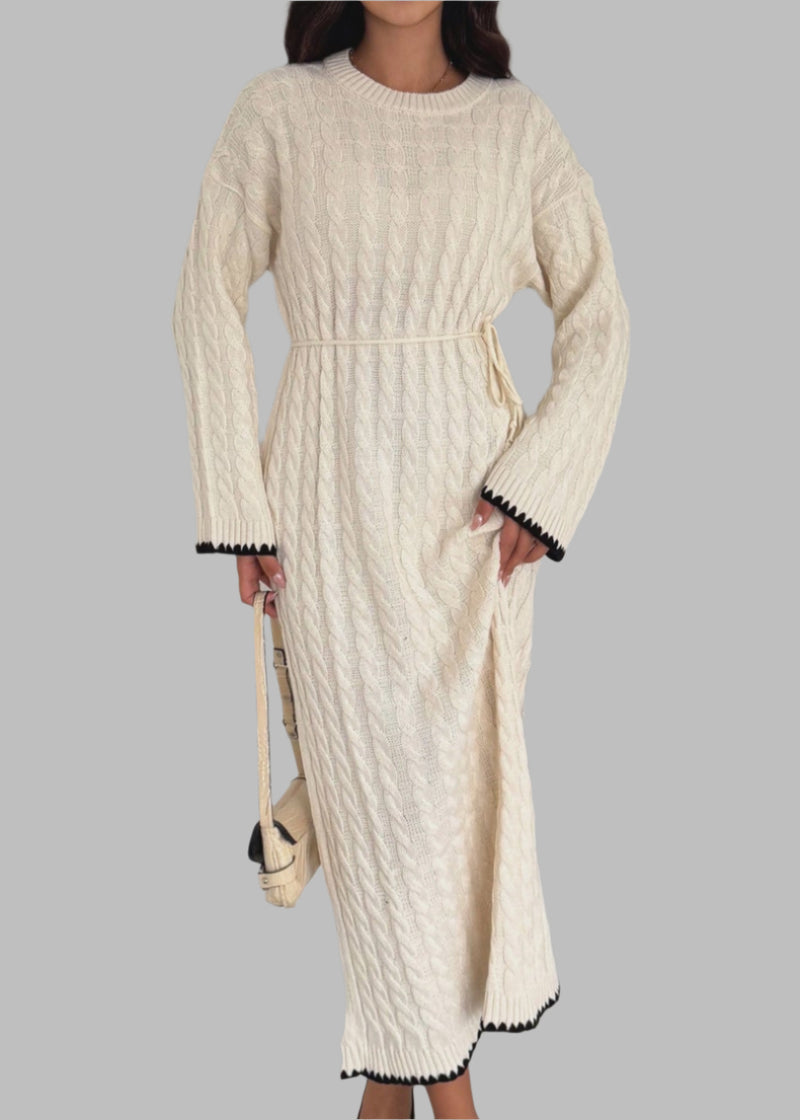 Maxi Cable Knit Dress