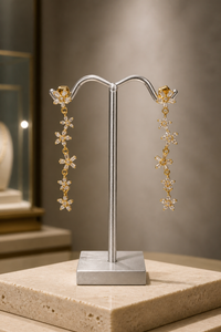 Tiny Crystal Flower Drop