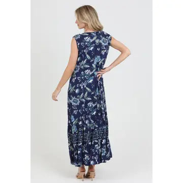 V Neck Tank Maxi Dress