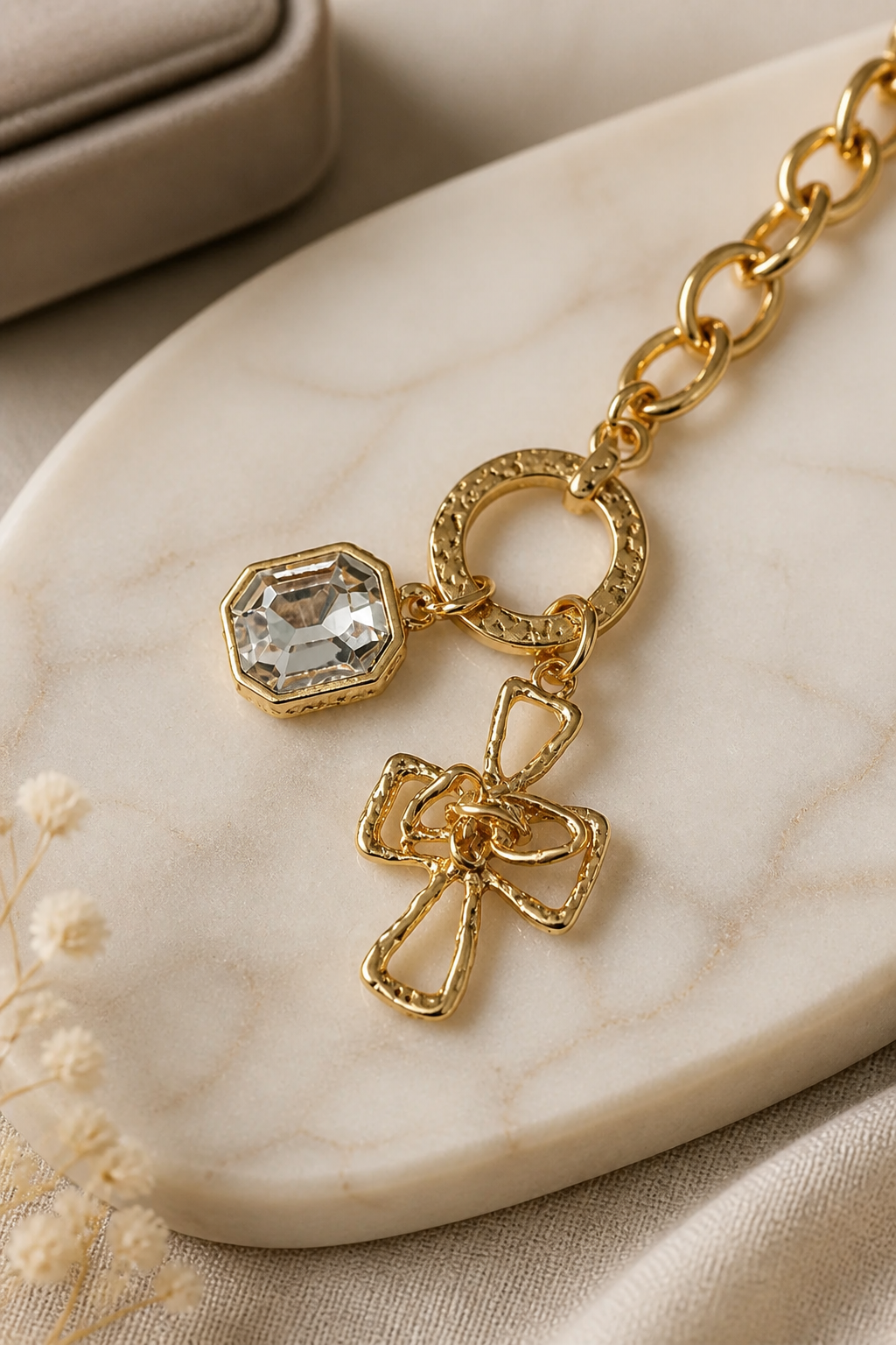 Cross Charm Bracelet