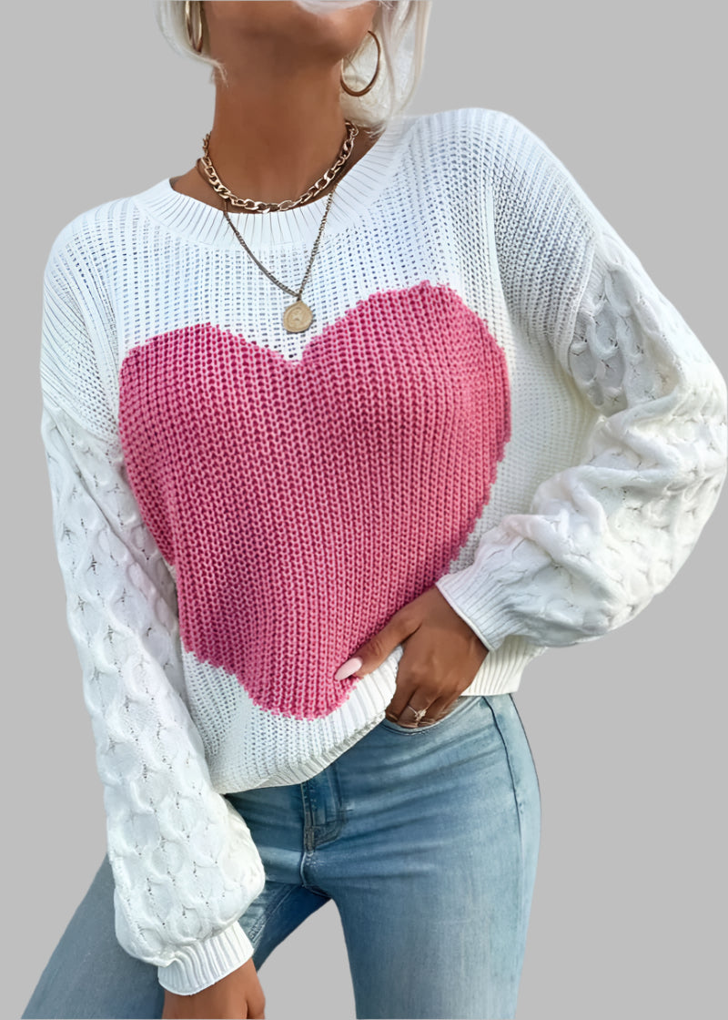 Heart Knit Sweater