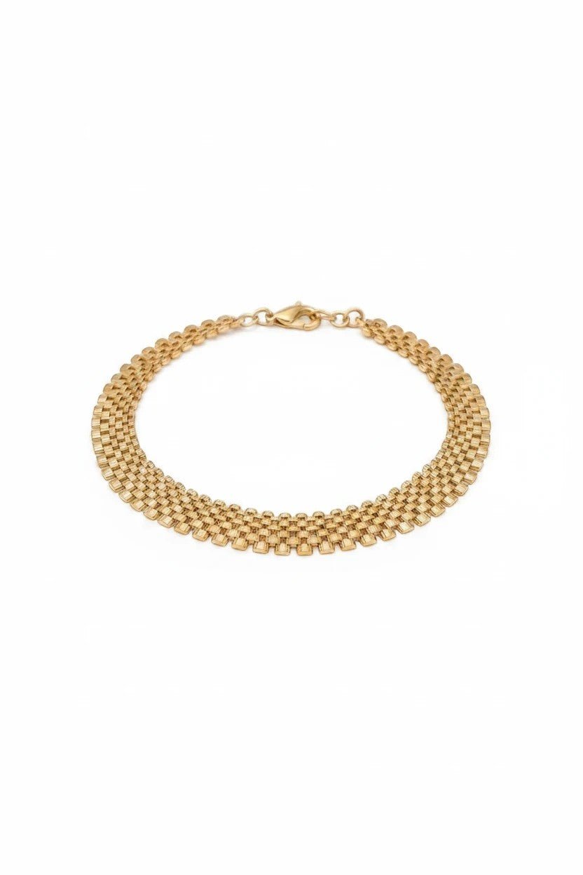 6 Row link Necklace - Chandeliers Boutique ny