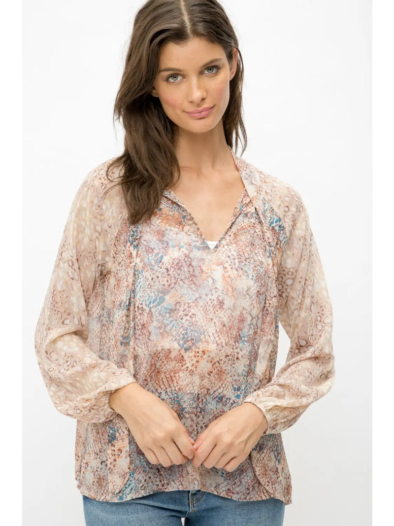 Tie Neck Blouse