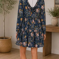Perfectly Tiered Floral Hoodie