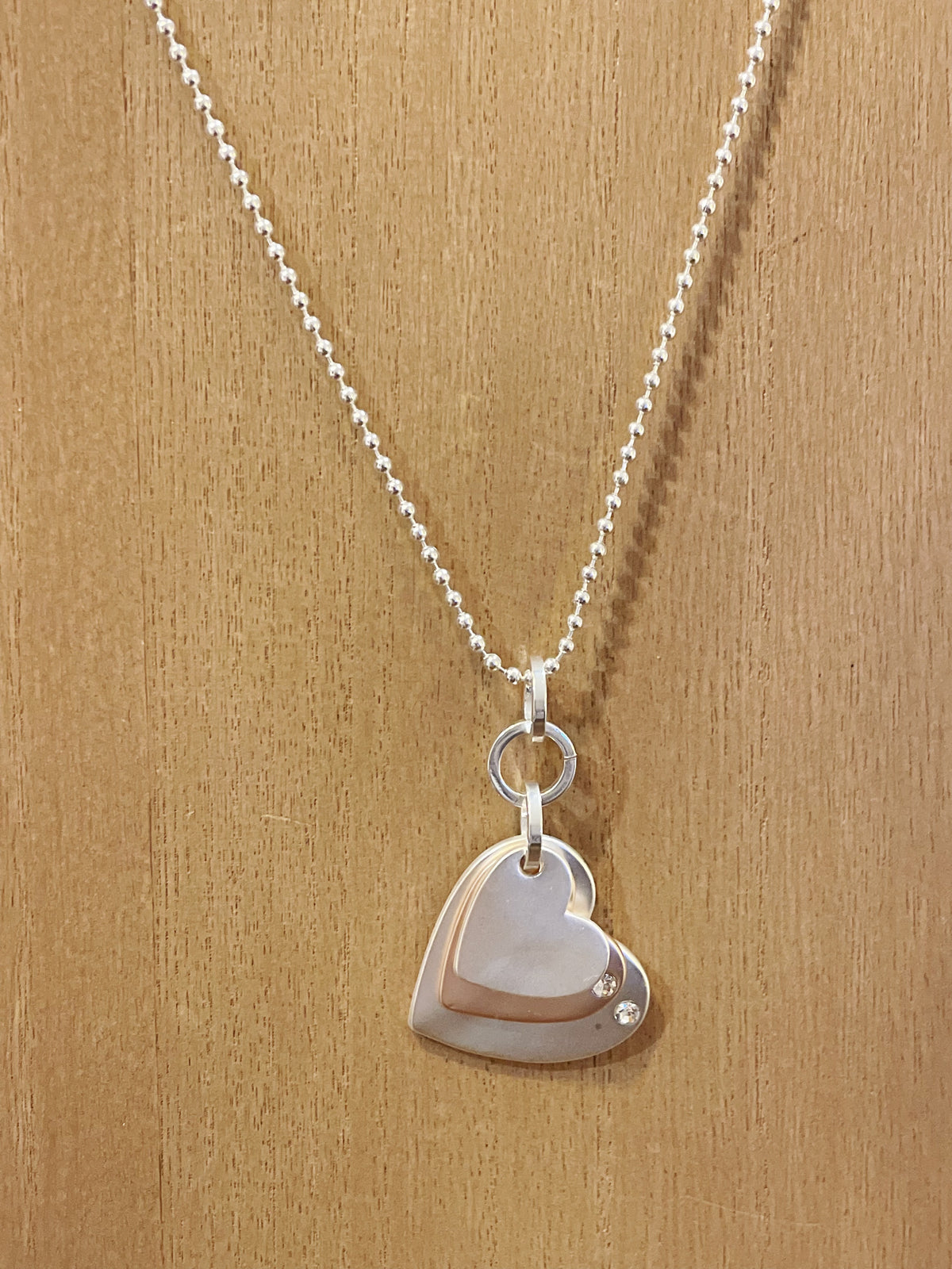 3 stacked hearts 18 in