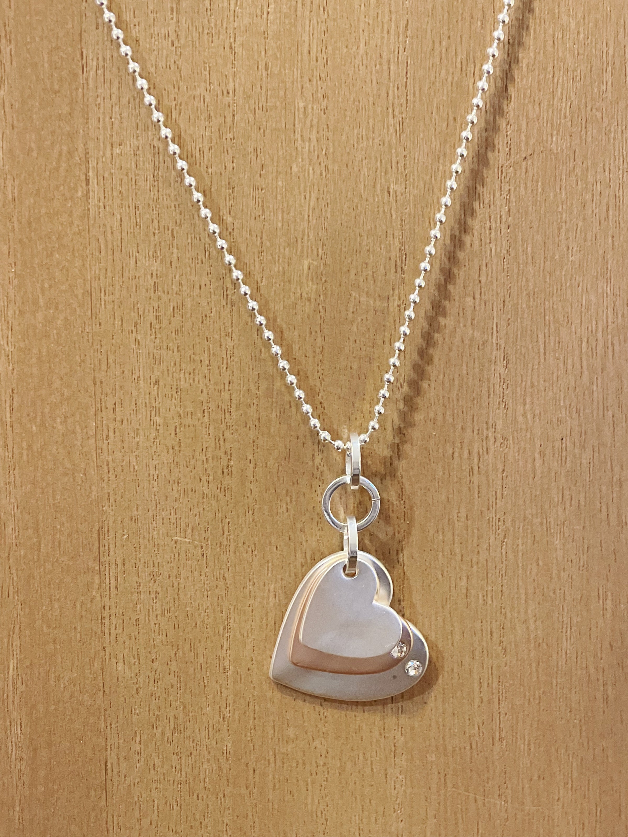 3 stacked hearts 18 in