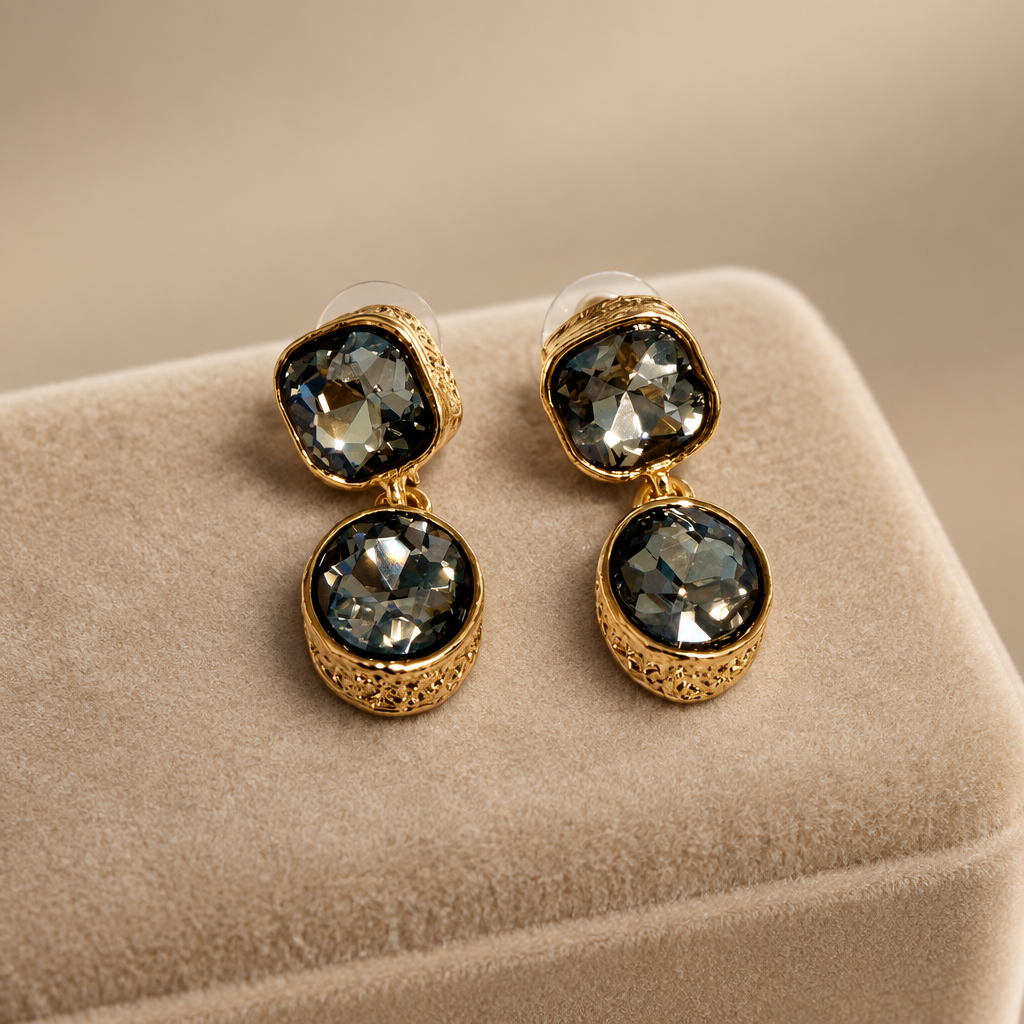 Smokey Mountain Double Earring