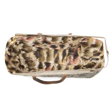 Wildmandala Weekender Bag In Ivory W Vintage Print