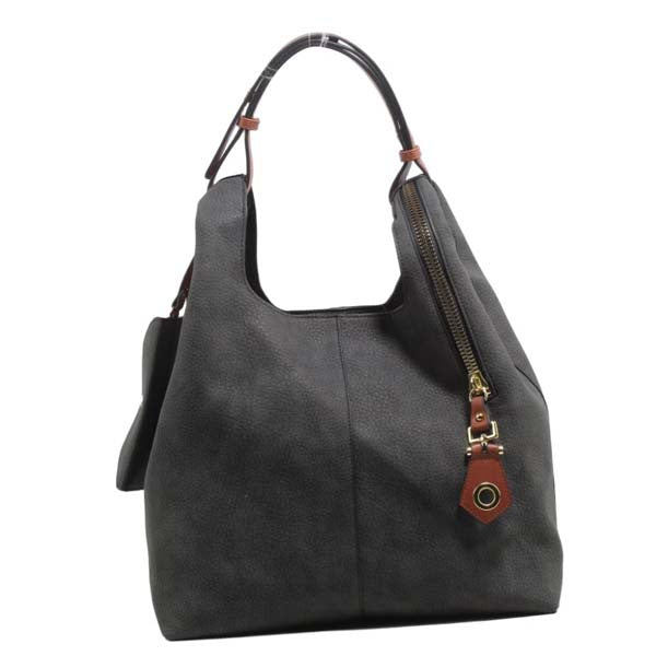 Large Zip Hobo Bag