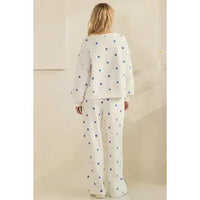 Boho Polka Dot Lounge Top