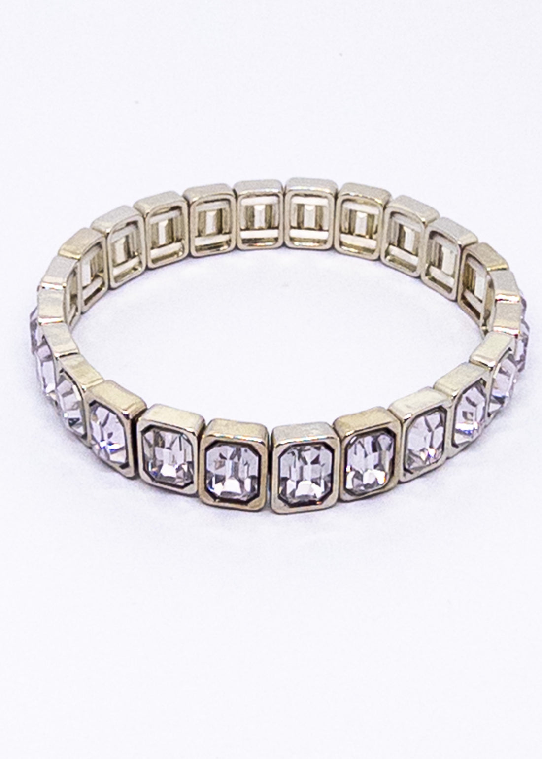 Cushion Cut Stretch Bracelet