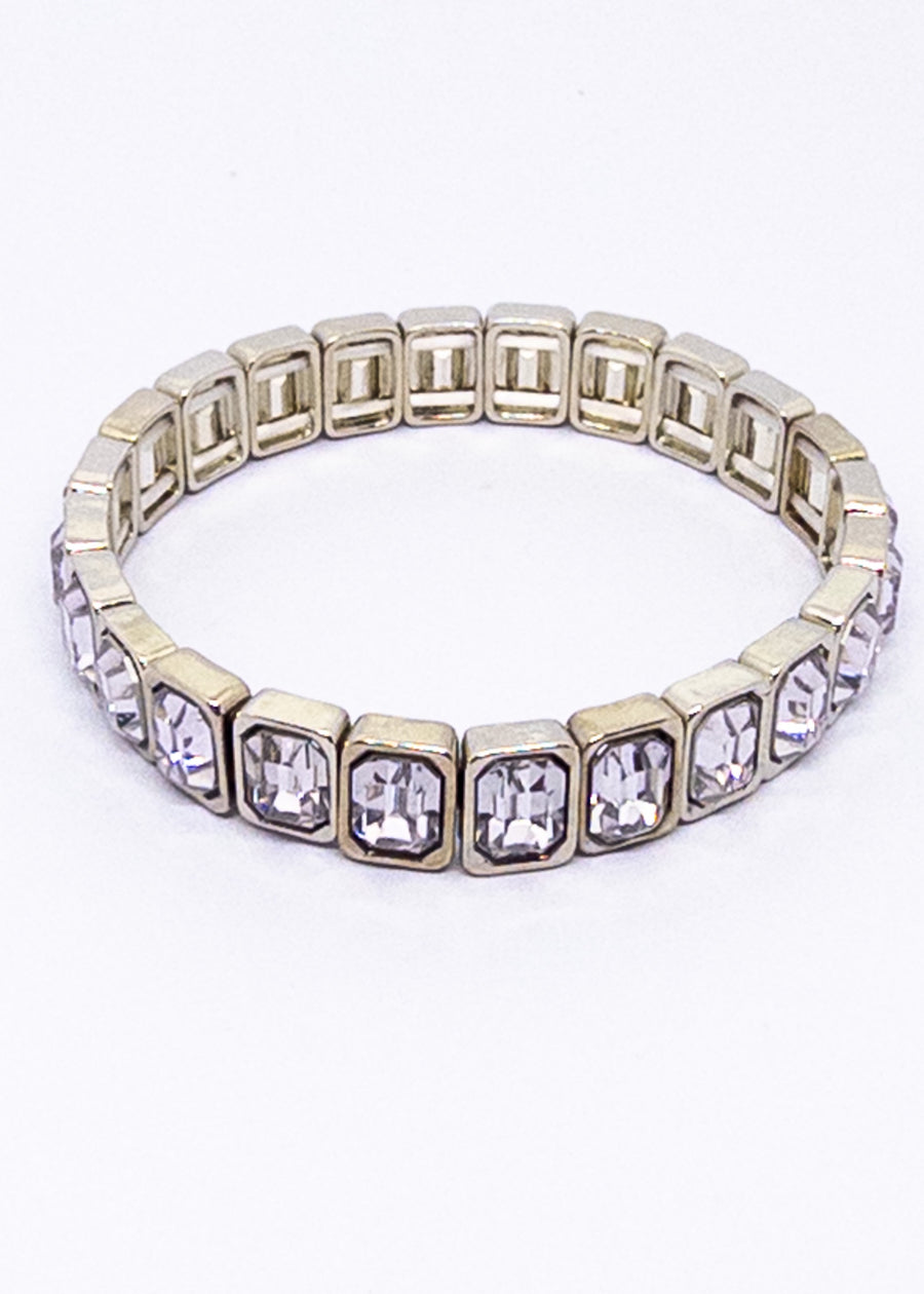 Cushion Cut Stretch Bracelet