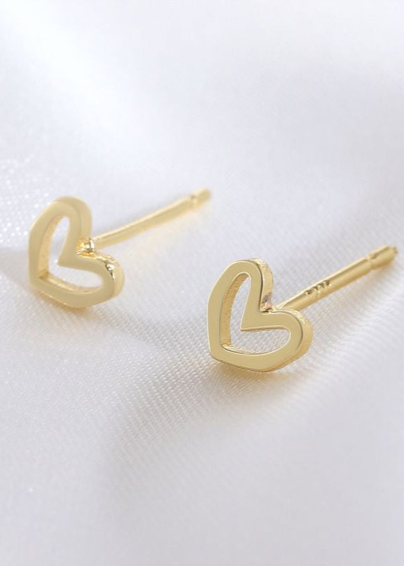 Hollow Heart Earring