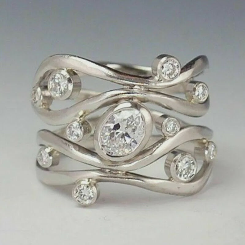The Silver Swirl Ring