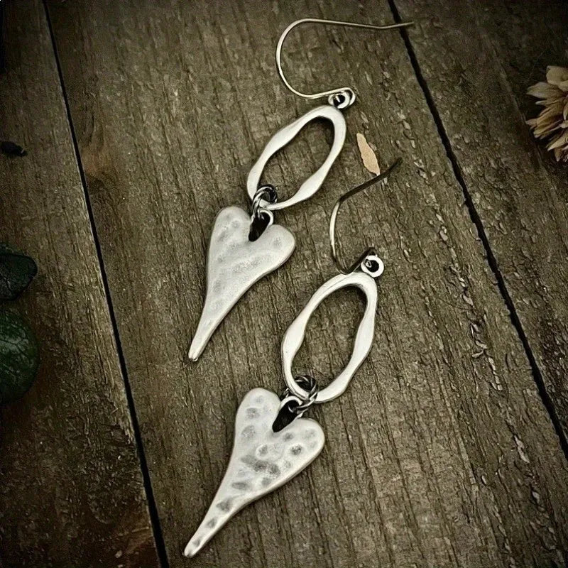 Artsy Silver Heart