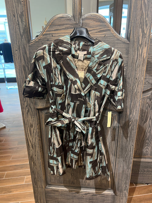 Short Sleeve Trench Style
