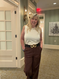 Wide-leg Pants With Pockets