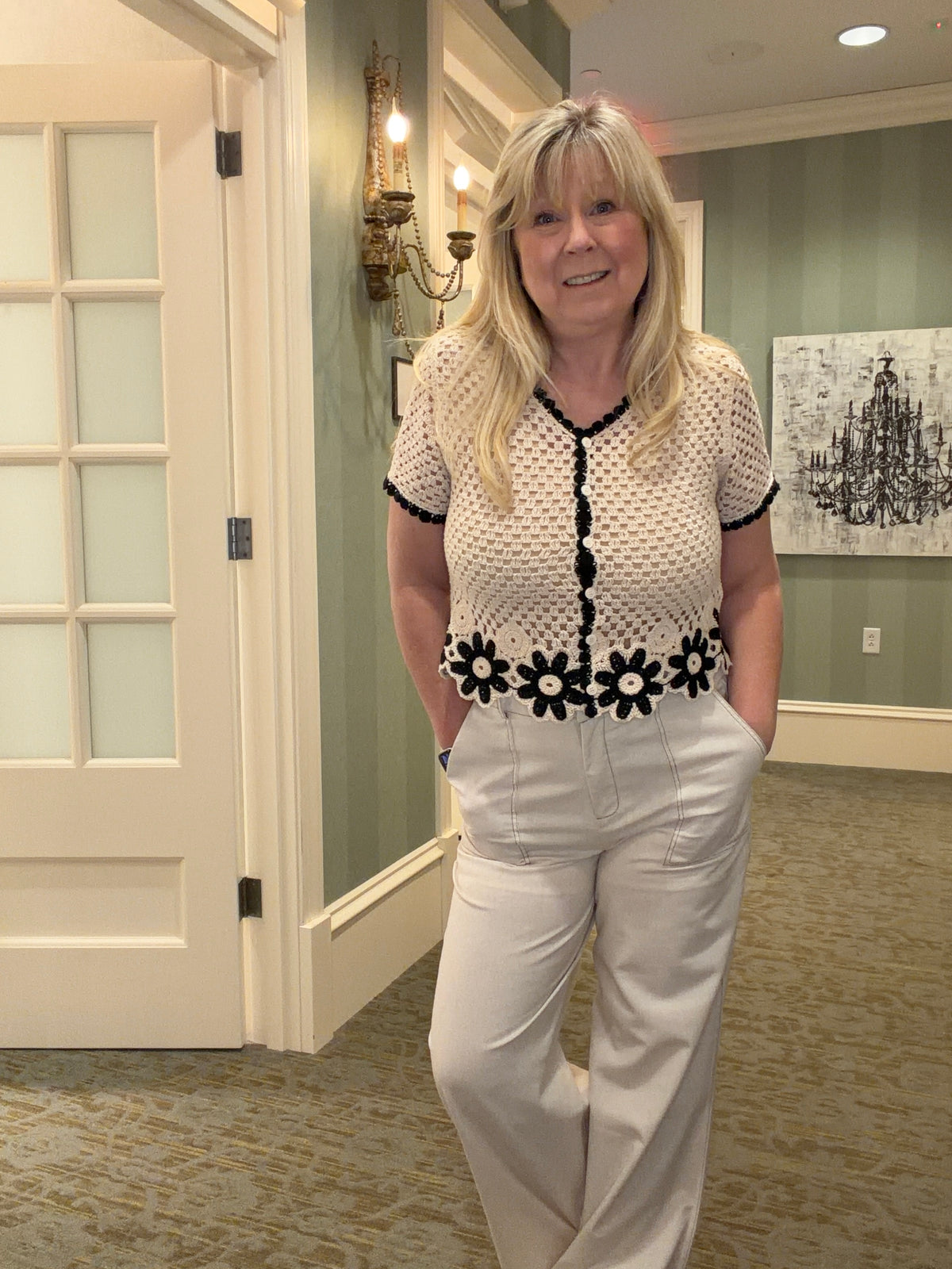Wide-leg Pants With Pockets