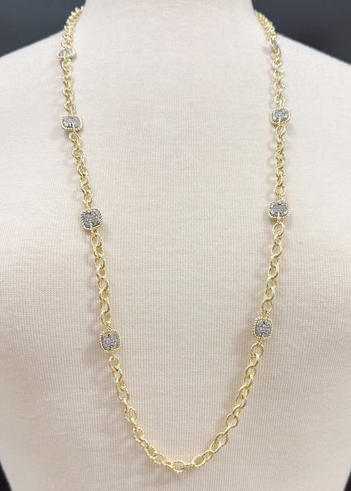 Square Station Necklace