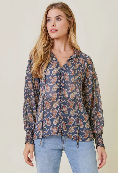 Paisley Print top