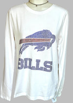 Bills Light Weight Rhinestone top