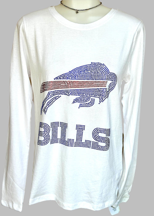 Bills Light Weight Rhinestone top