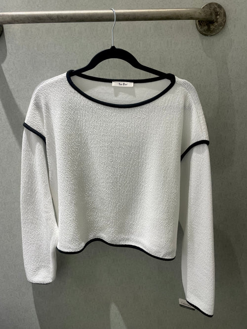 Cropped Knit Top