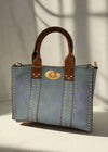 Square gold stud bag