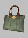 Square gold stud bag