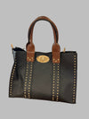 Square gold stud bag