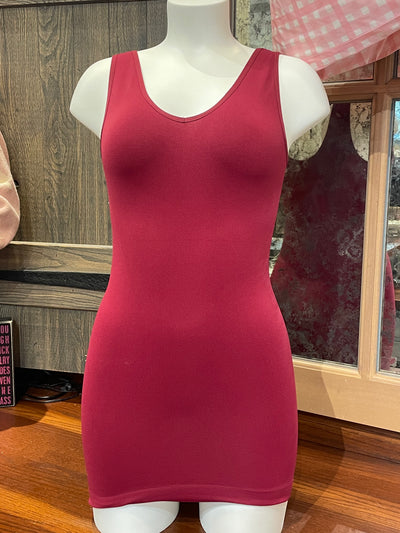 Reversible V or U Neckline Seamless Tank