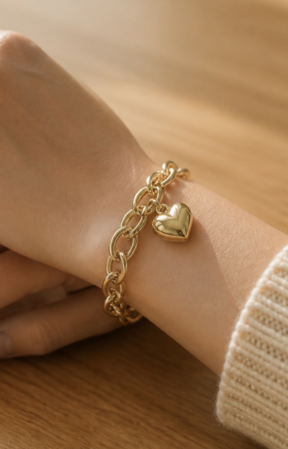 Chain Link with Heart