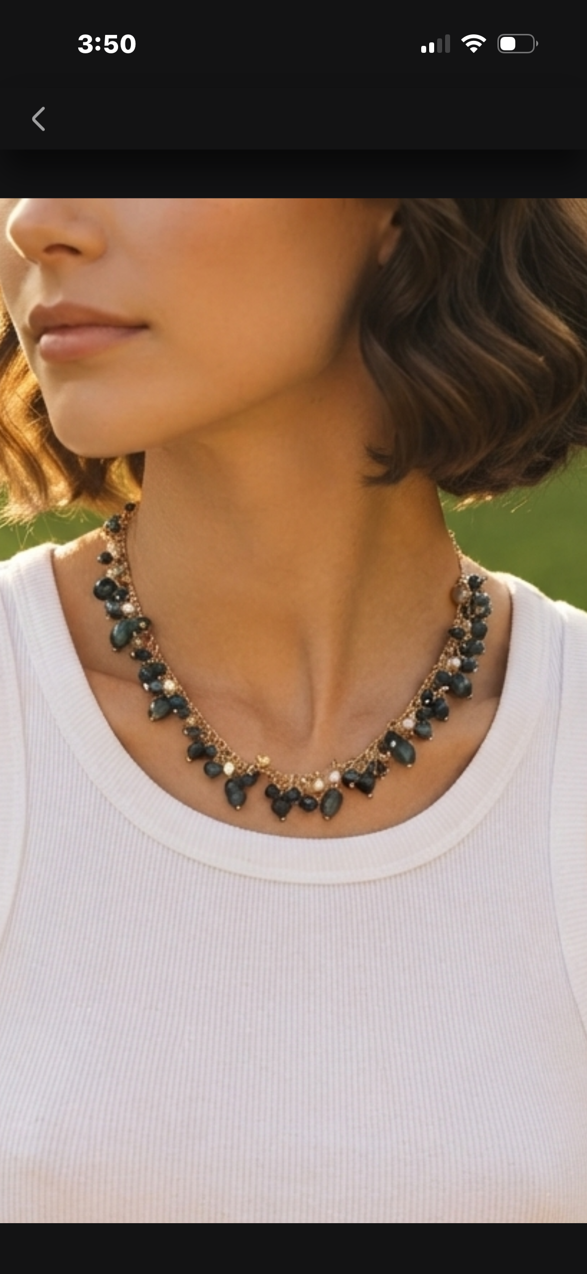 blue night necklace