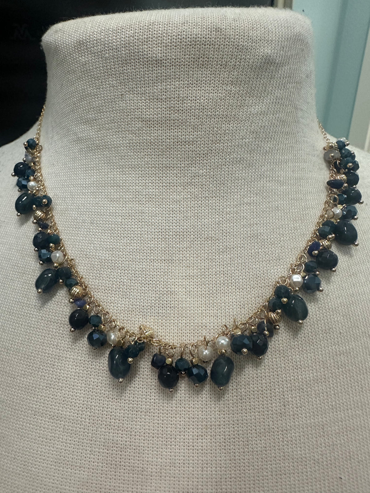 blue night necklace