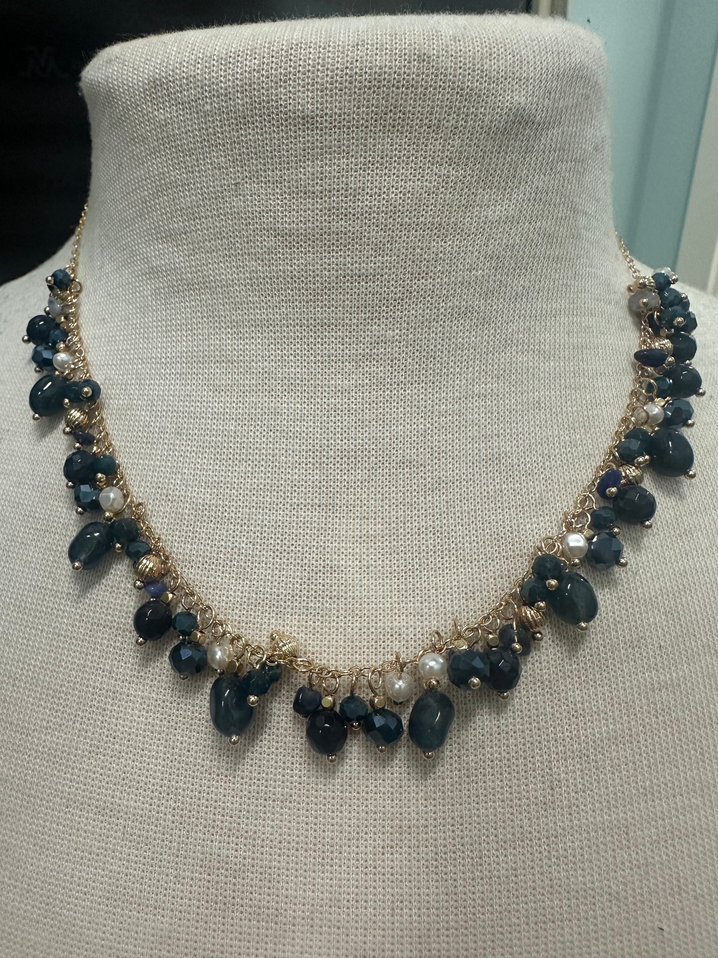 blue night necklace